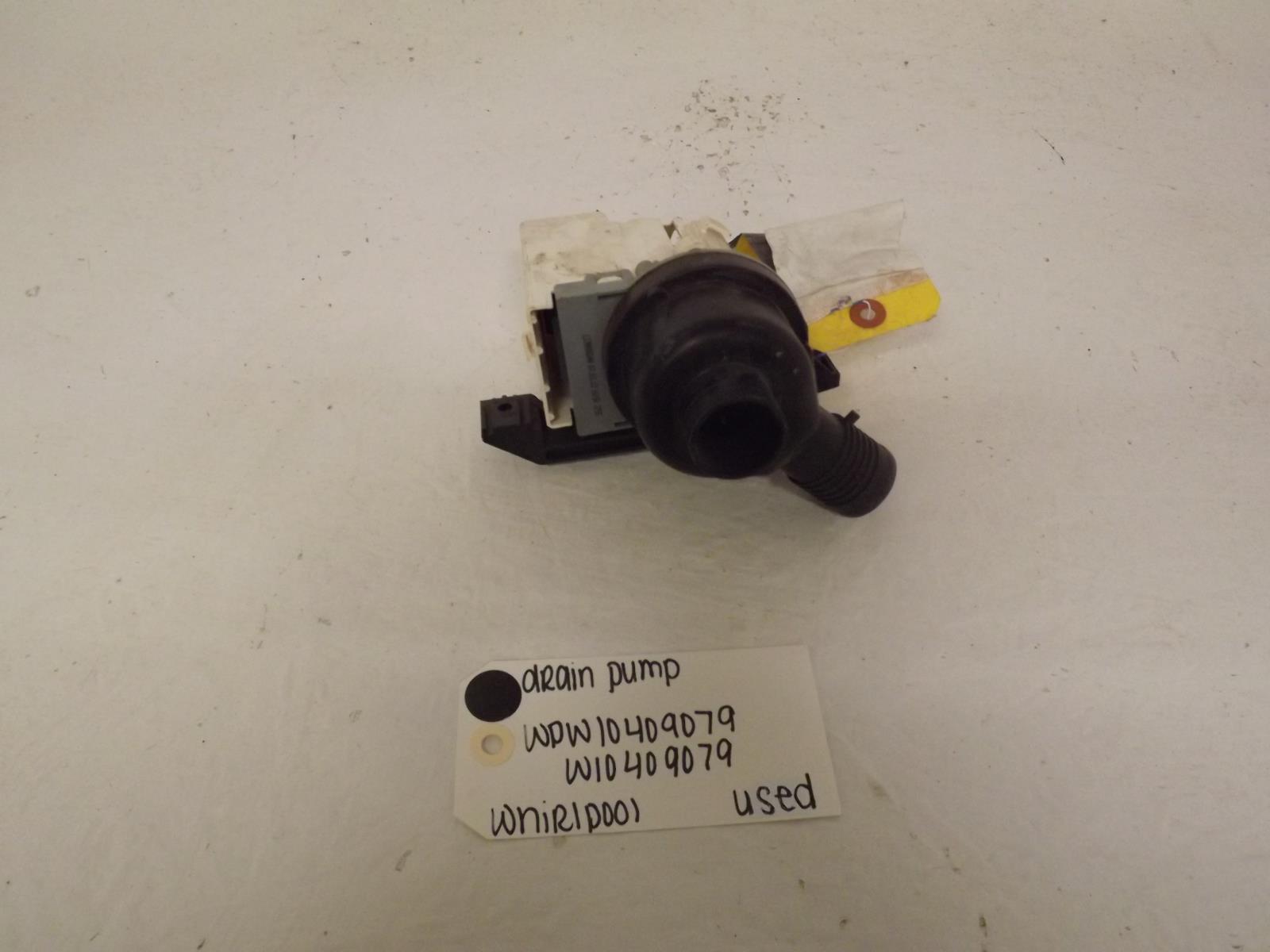 Whirlpool Washer WPW10409079 W10409079 Drain Pump Used Whirlpool Washer WPW10409079 W10409079 Drain Pump Used